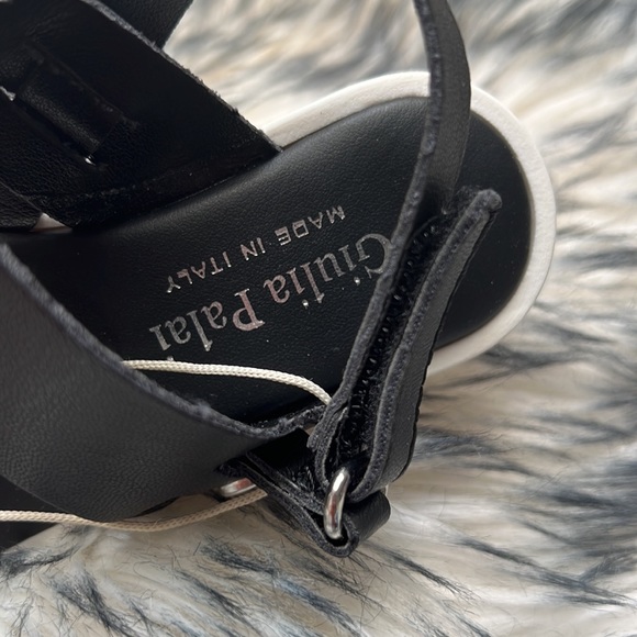 New Girls Black Giulia Palai Sandals,  size 9 - Picture 4 of 6